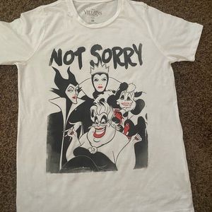 Disney villains tee NOT SORRY 😈